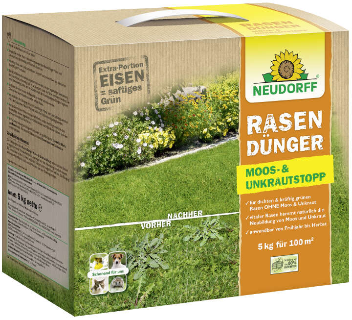 NEUDORFF Rasendünger Moos- und UnkrautStopp